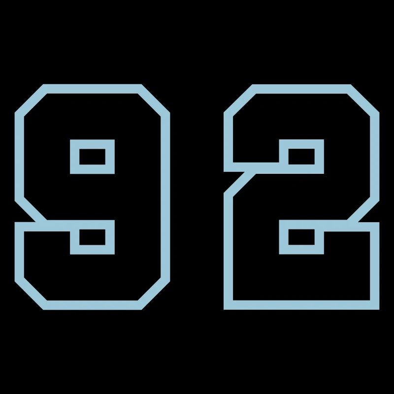 92 Number Symbol
