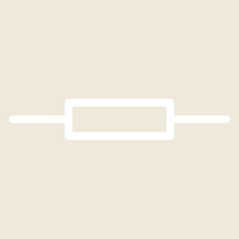 Électronique de résistance du symbole du circuit - CHANGEMENT DE COULEUR