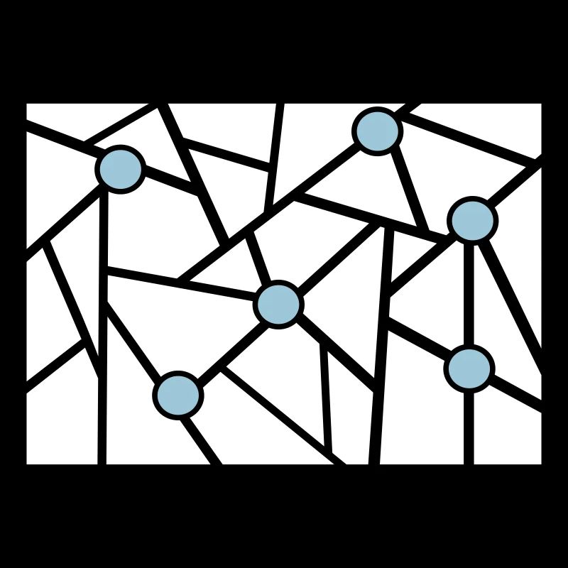 Dessin graphique avec des points