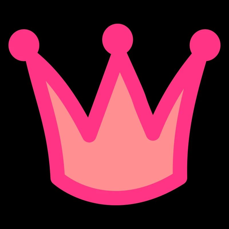 Princesses Couronne Rose