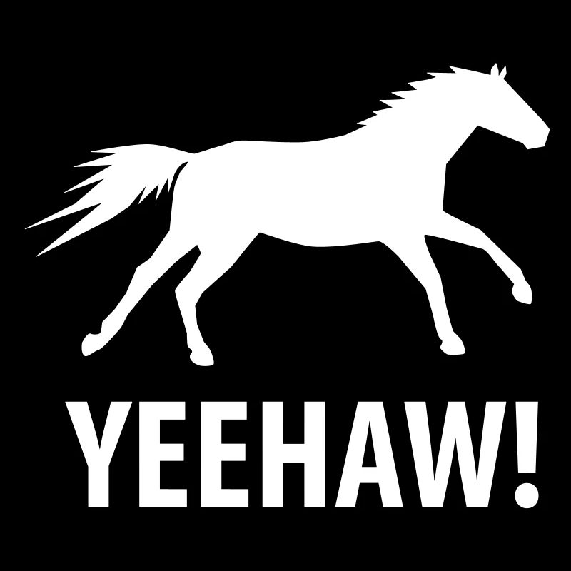 Yeehaw Wildpferd Pferd