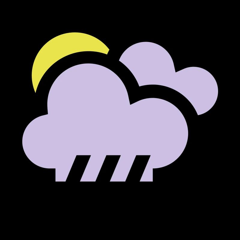 nuageux avec icône de chills icône météo