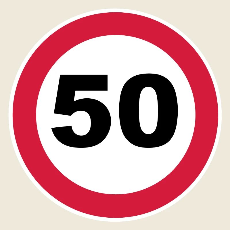 50th birthday sign