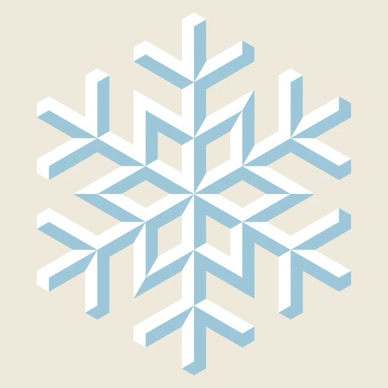 Snowflake 3D (Snow / Snowing / Winter Magic)