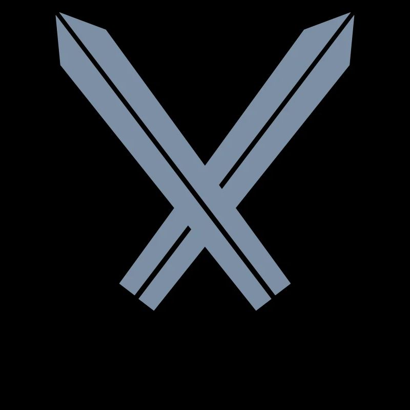 Crossed swords