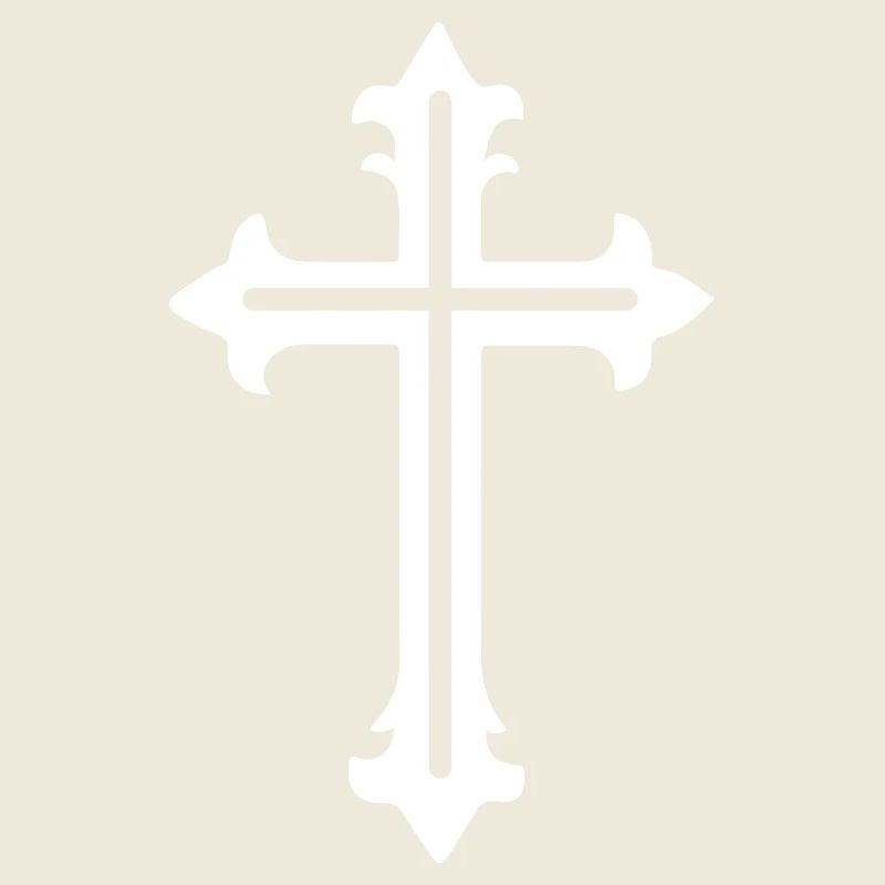 Symbole de croix Ligne