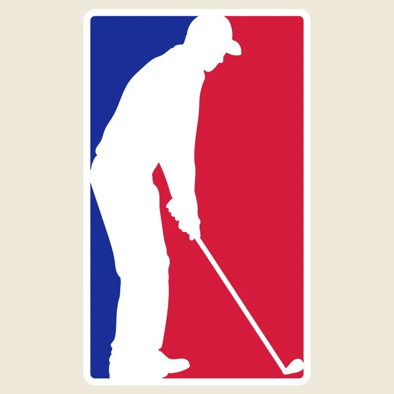 Golf bleu rouge
