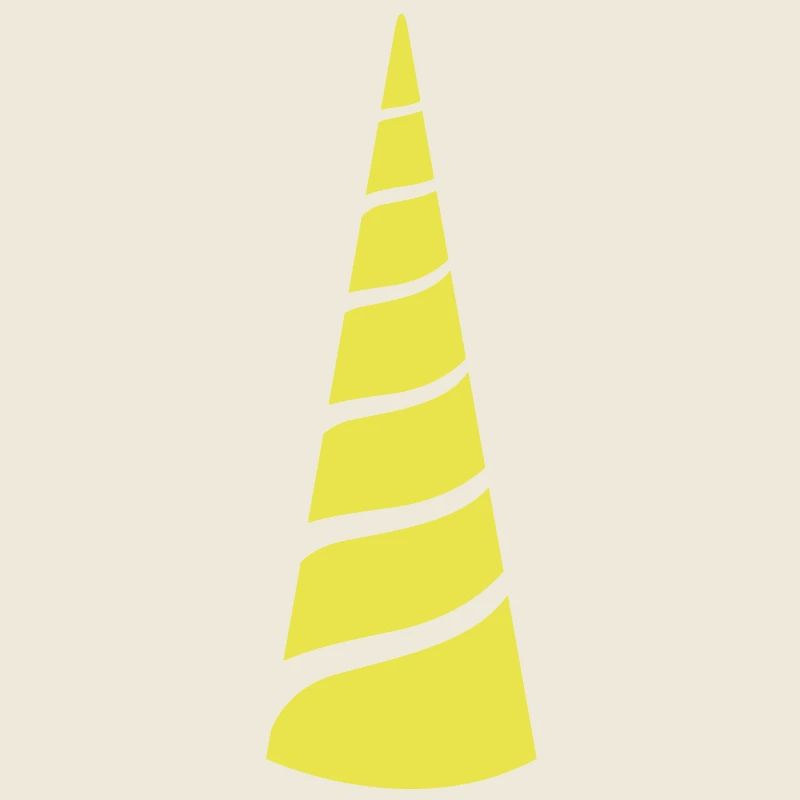 une seule couleur corne de licorne