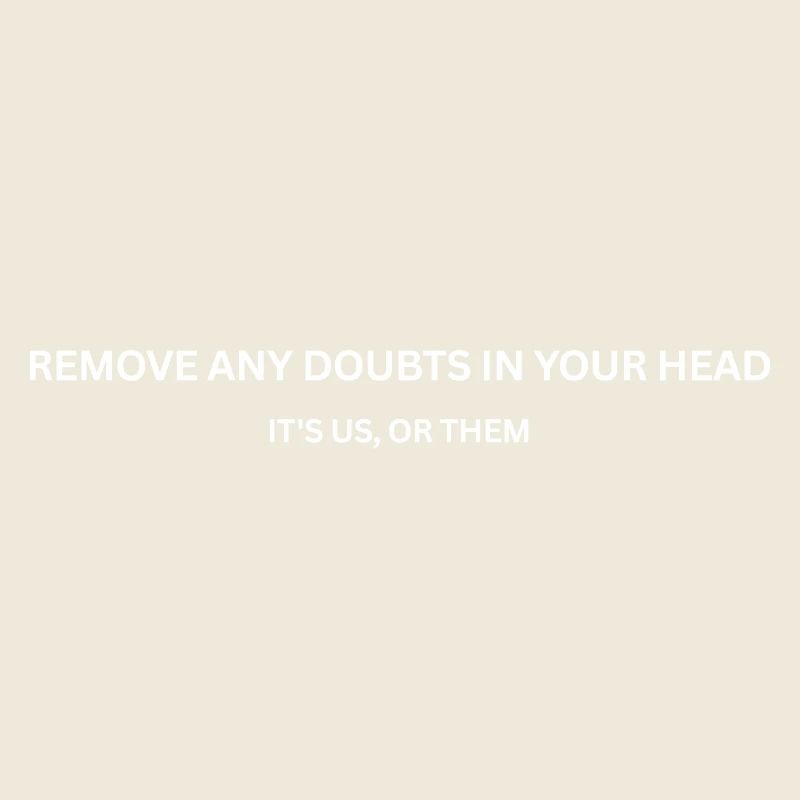 CS - Remove Remove any doubts in your head