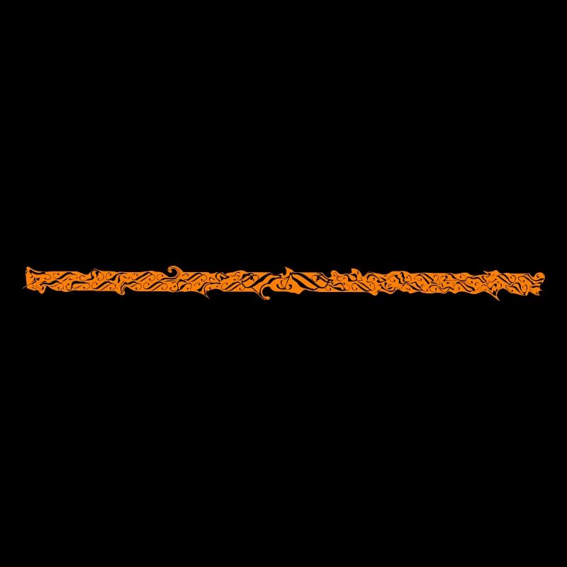 oranger Balken gequirrlt orange