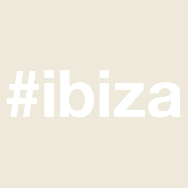 IBIZA Spain Hashtag