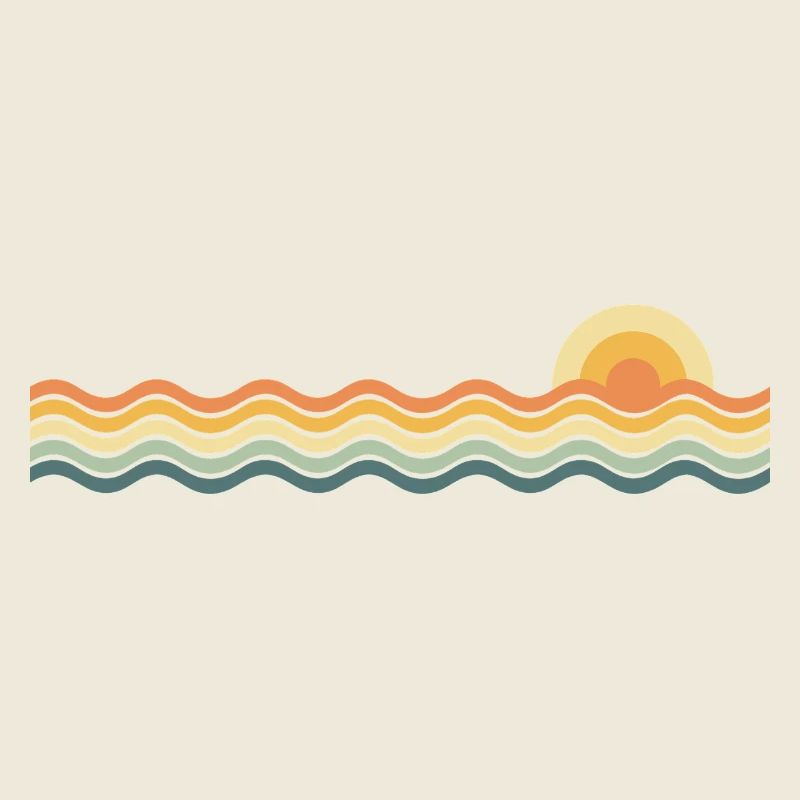 Sun and waves