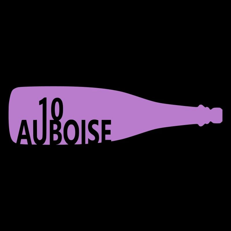 Bouteille de vin effervescent aube