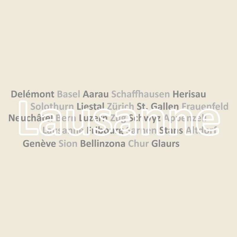 Villes suisses de Lausanne