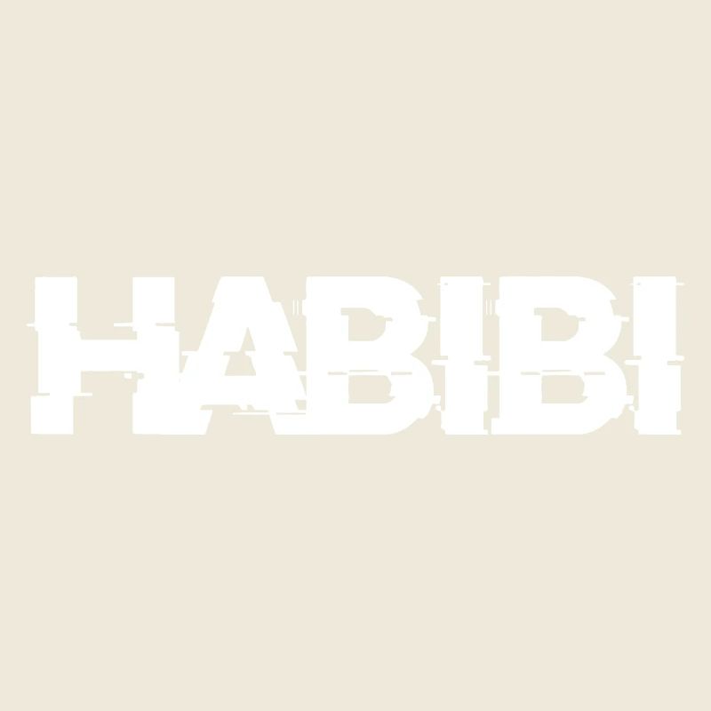 Habibi lettering
