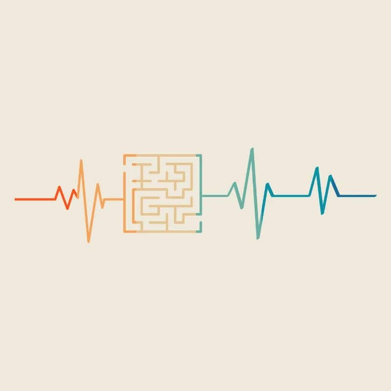 Retro Heartbeat Maze