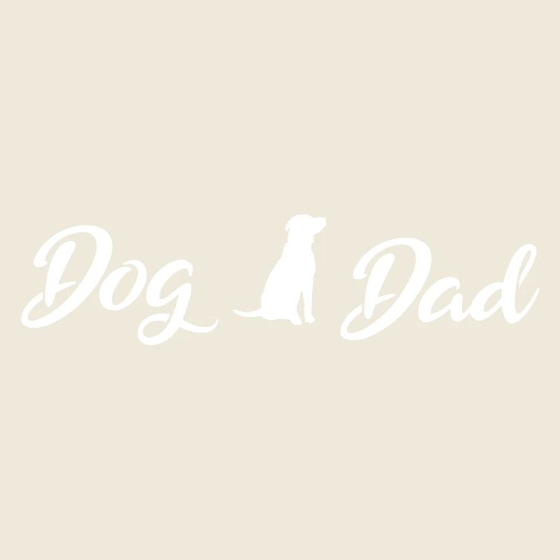 Papa chien Blanc