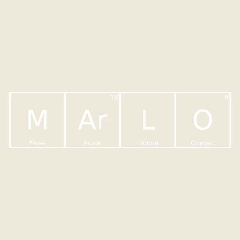 Marlo Nom Prénom Chimie Tableau périodique Éléments