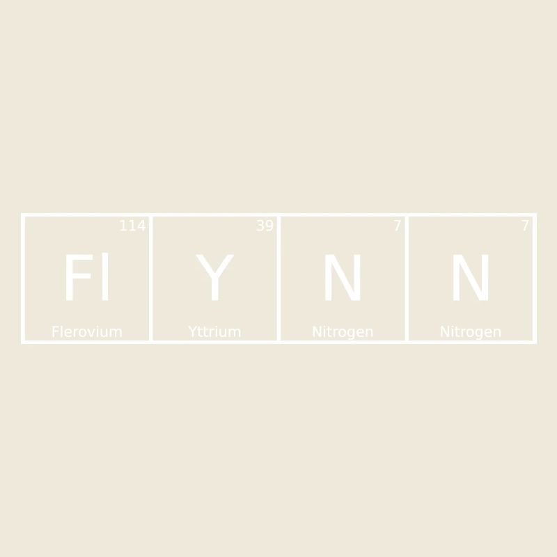 Flynn Name Vorname Chemie Periodensystem Elemente