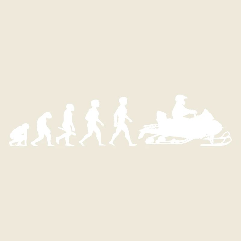 Evolution snowmobile winter snowmobile