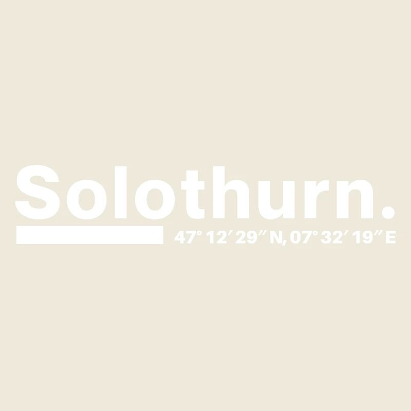 Solothurn coordinates Canton Switzerland