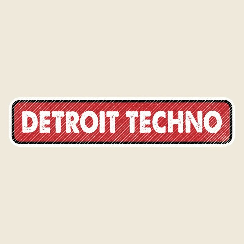 Logo rétro techno de Détroit