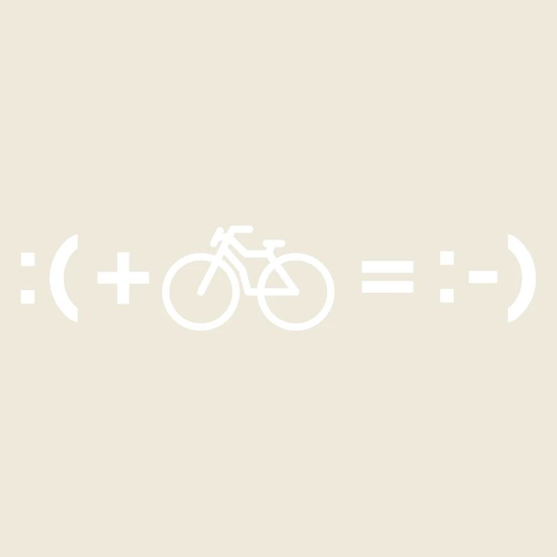 Minimal Line Bicycle Graphic