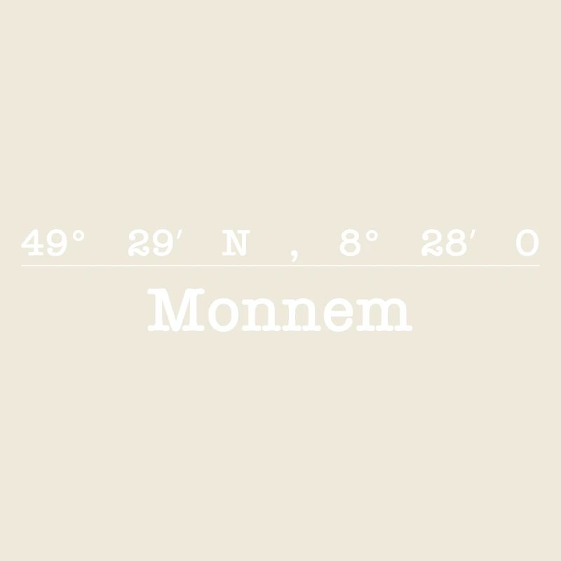 Coordonnées de Monnem Mannheim Gift Idea