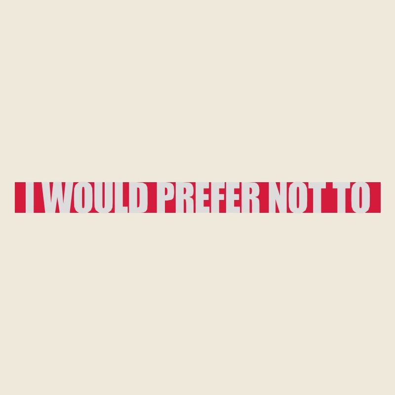 I prefer not to