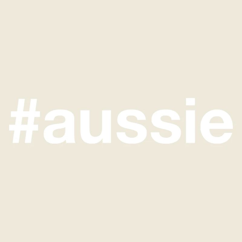 AUSSIE Australia Hashtag