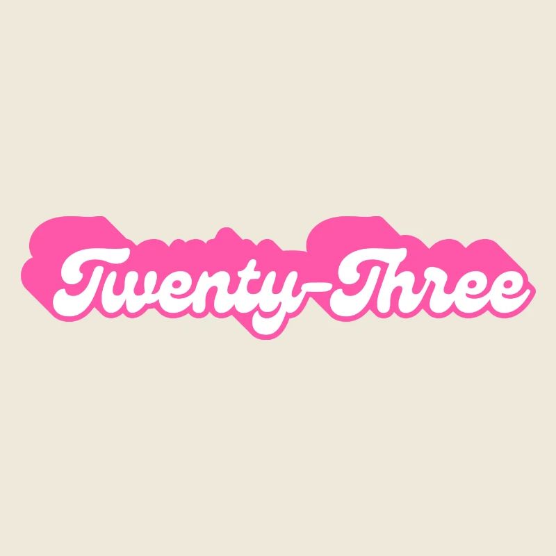 Dreiundzwanzig Geburtstag - 23. Geburtstag Retro Pink