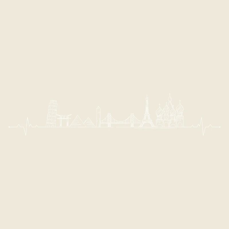 Heartbeat points de repère skyline