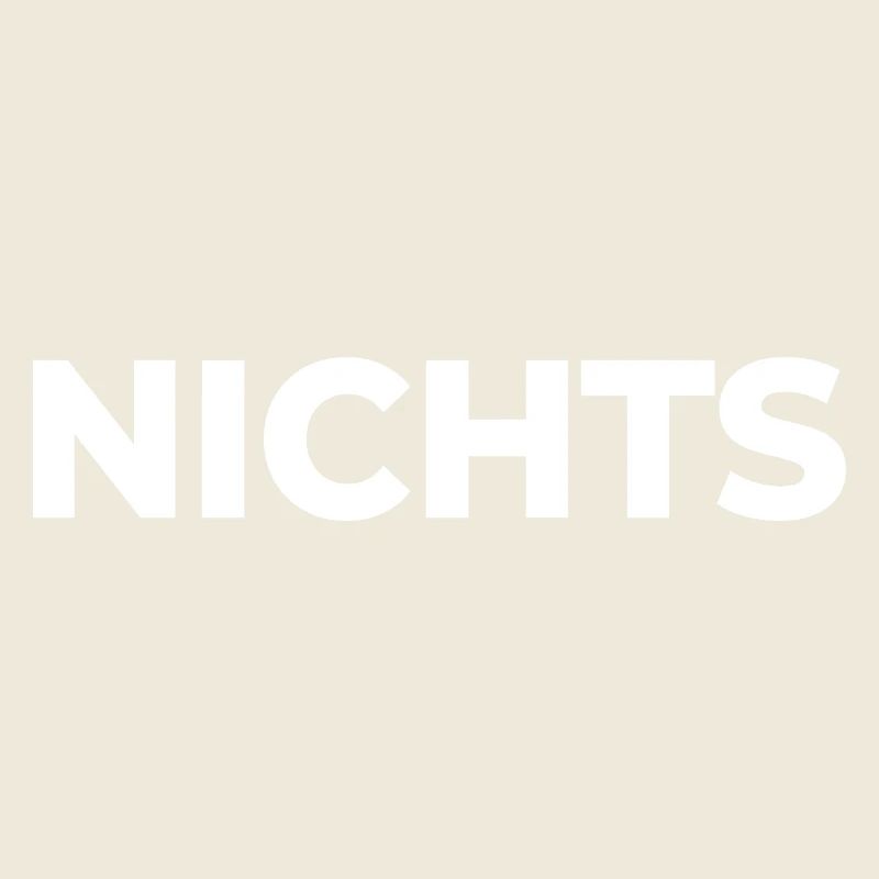 Nichts - einfach nix | Garnichts | Geschenk