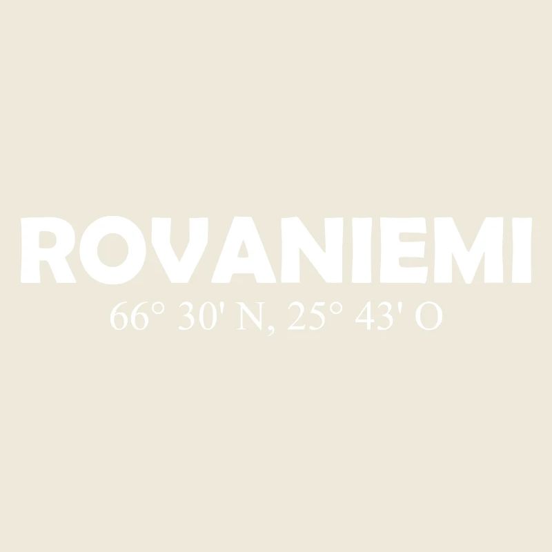 Rovaniemi - Finlande - Coordonnées - Longitude