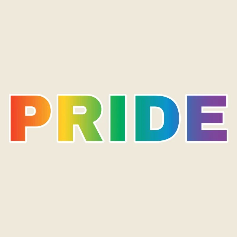 Pride Schriftzug