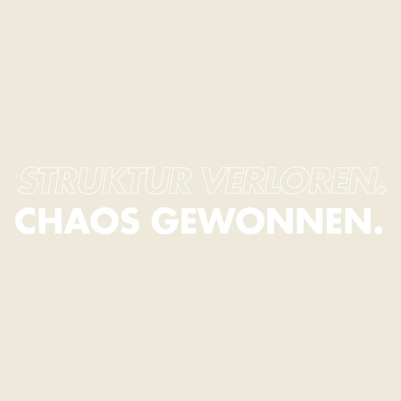 Structure perdue, chaos gagné