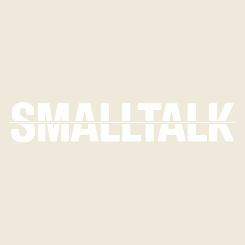 (NO) Smalltalk Schriftzug