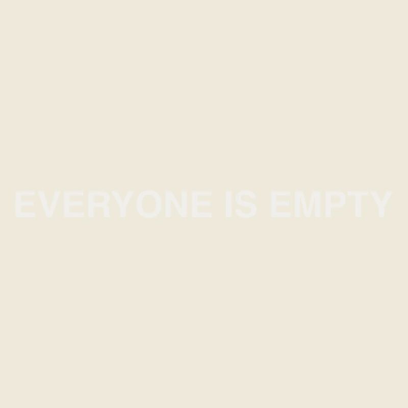 Tout le monde est vide