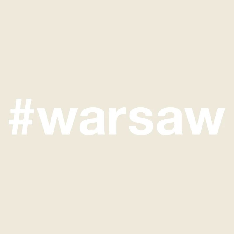 VARSOVIE Warschau Hashtag