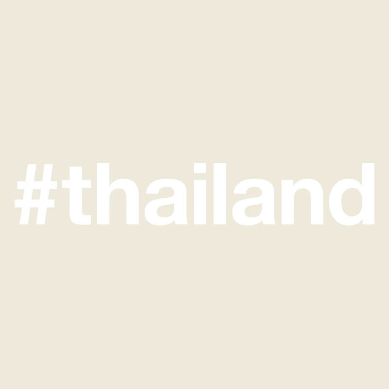 THAÏLANDE Hashtag Blanc