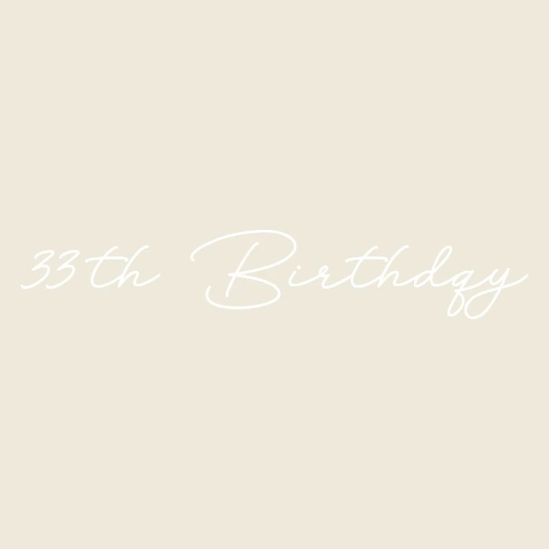 33e anniversaire