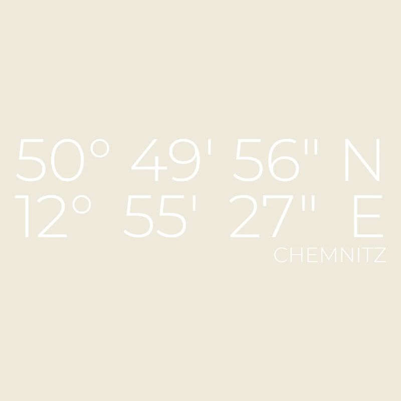 Coordinates Chemnitz