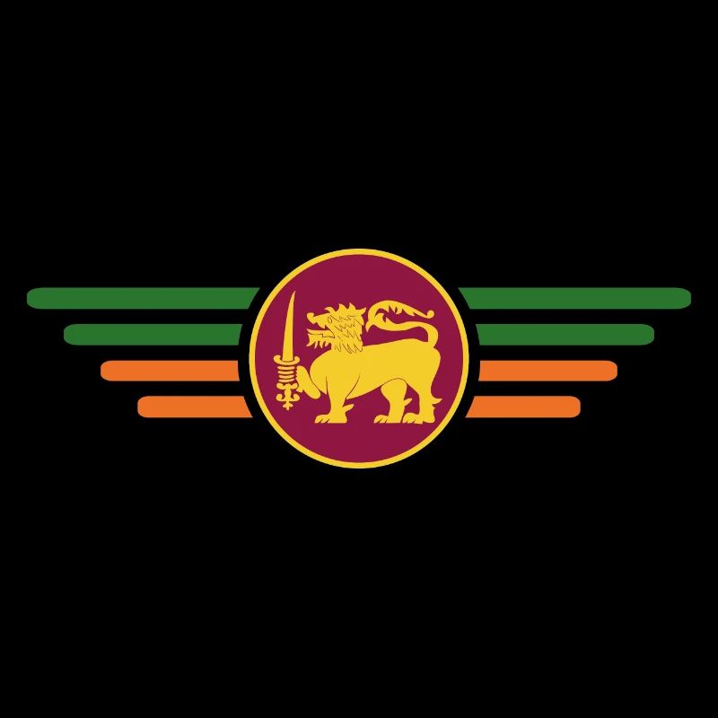 J’aime le Sri Lanka, T-shirt design de style élégance