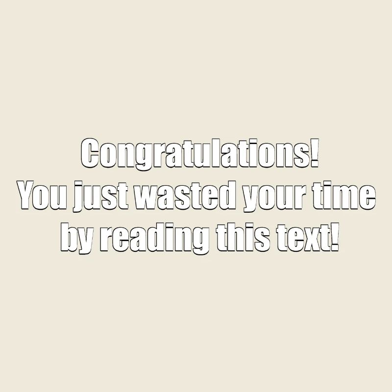Useless text