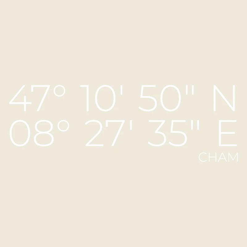 Coordonnées Cham
