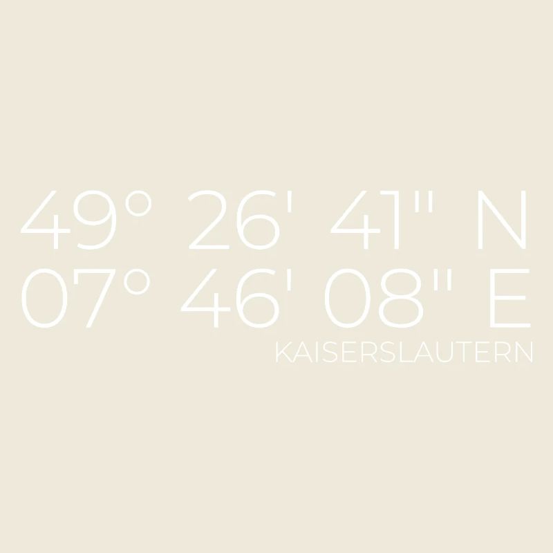 coordinates Kaiserslautern