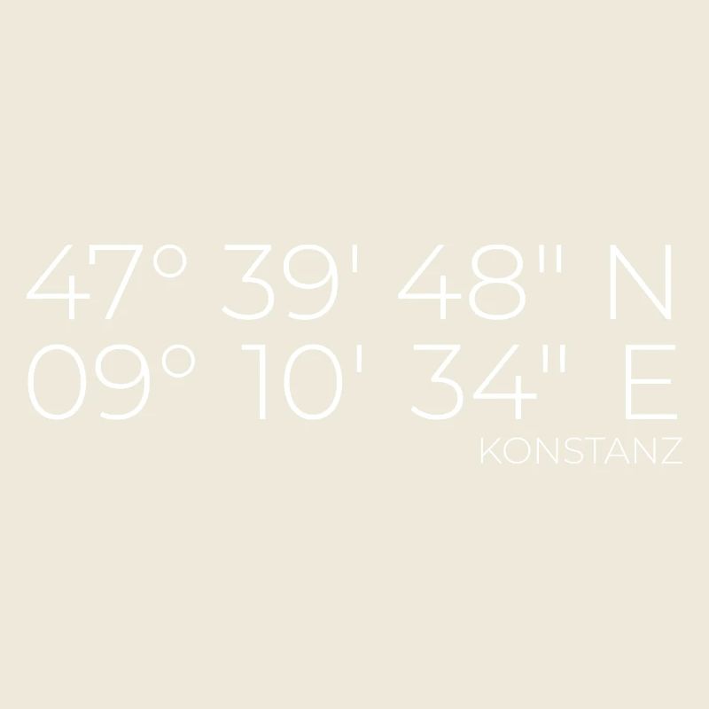 Koordinaten Konstanz Bodensee