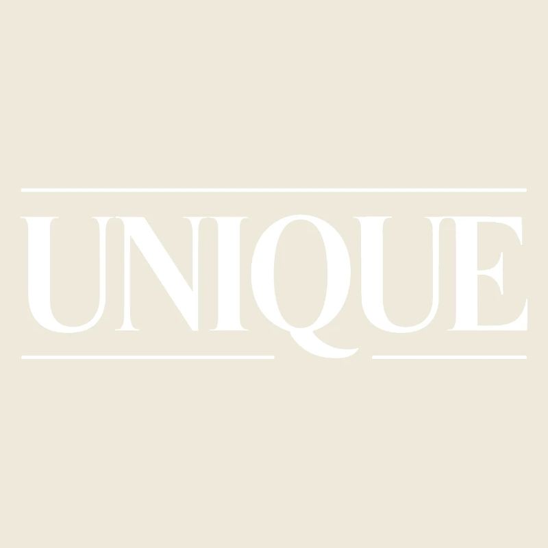Unique Einzigartig Unikat Selbstwert Einzig Artig
