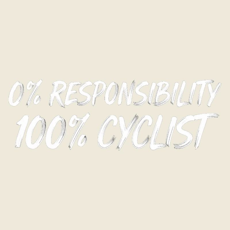 0 % Responsabilité 100 % Cyclistes