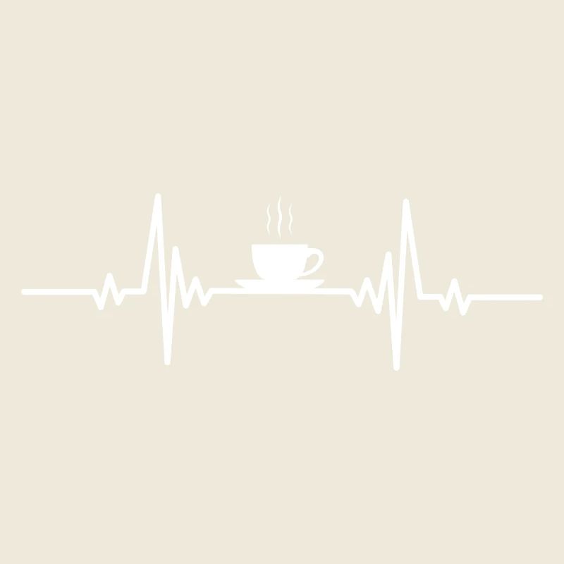 Heartbeat hot fat coffee mug
